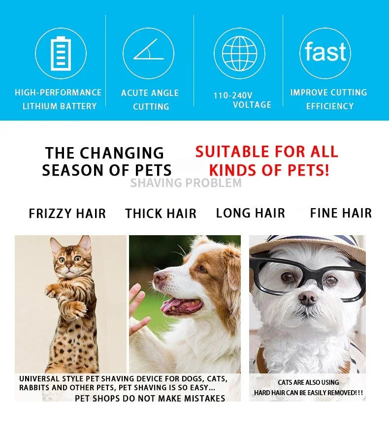 Pet Dog Professional Hair Clipper