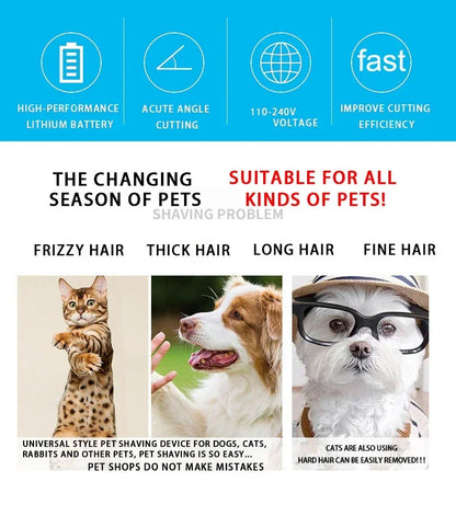 Pet Dog Professional Hair Clipper