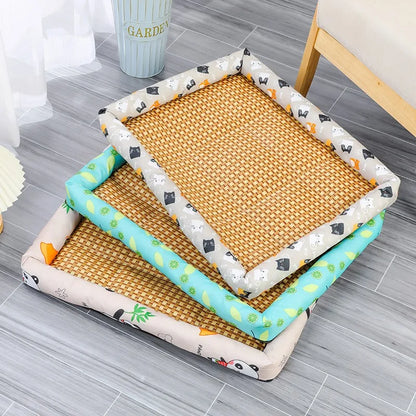 Summer Pet Dog Mat Bed House