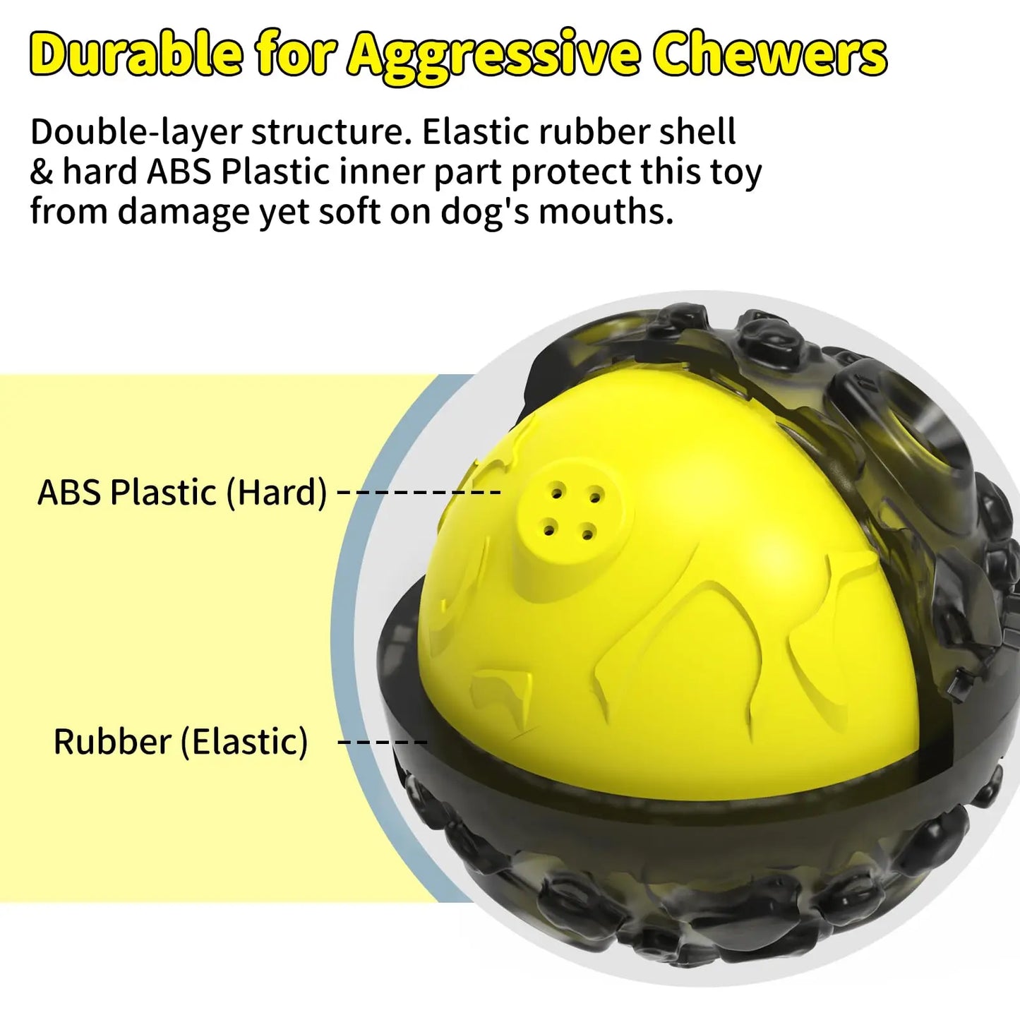 Interactive Fun Squeaky Sound Durable Ball Toy