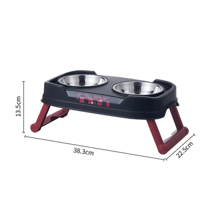 Pet Dog Folding Elevated Bowl