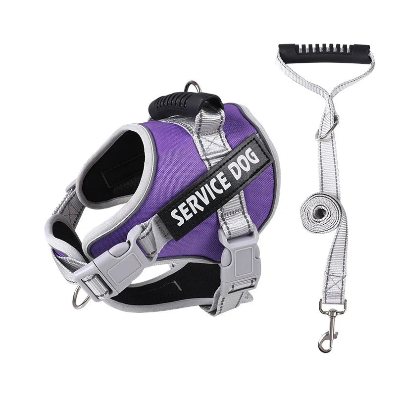 Pet Dogs Harness And Leash Set