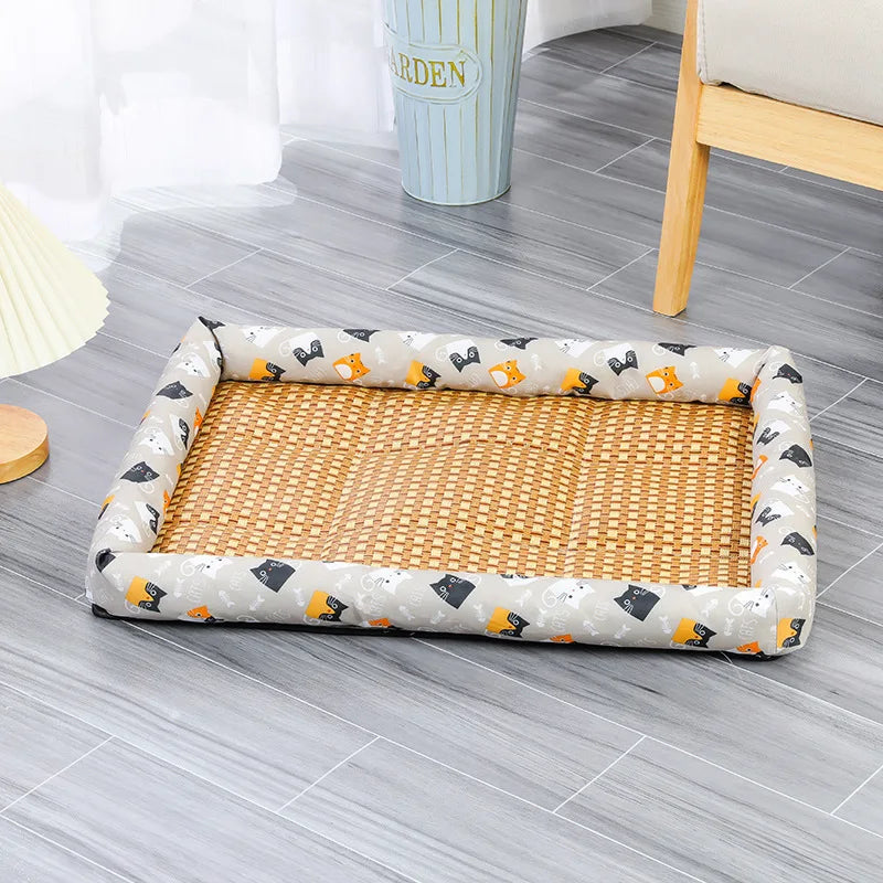 Summer Pet Dog Mat Bed House