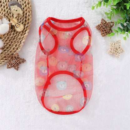 Pet Dog Mesh Vest Dog Cooling Clothes